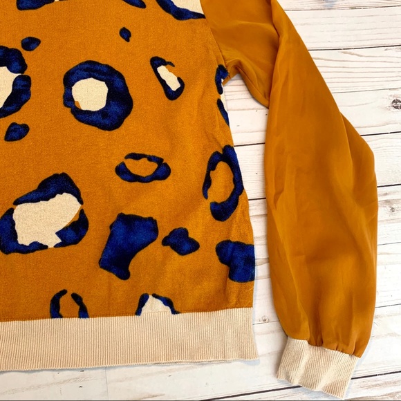 Phillip Lim for target blue & yellow leopard top - Picture 3 of 8